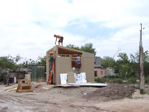 8 - Steve, Craig, and Nate building Samuel's and Leti's home